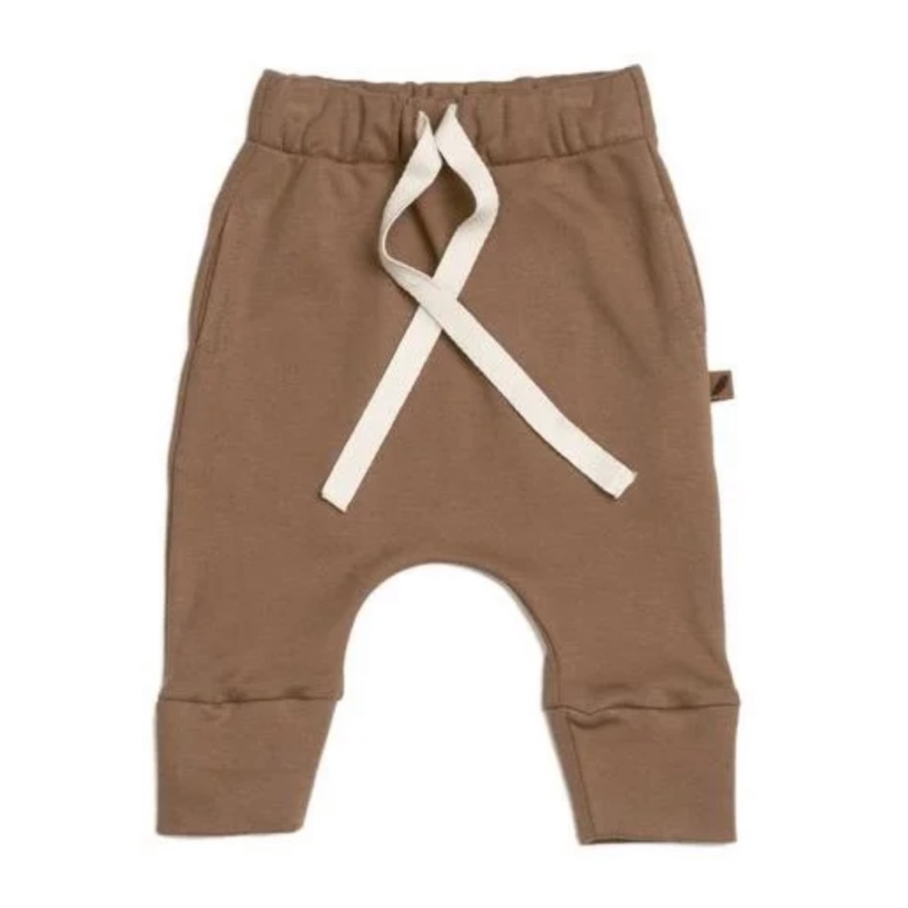 KidWild Drawstring Pants Caramel 6-12 M